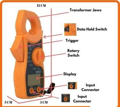 Digital AC Clamp Meter Multitester