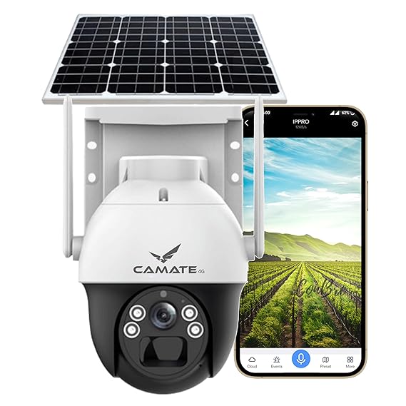 Solar 4G SIM 4Mp CCTV Camera