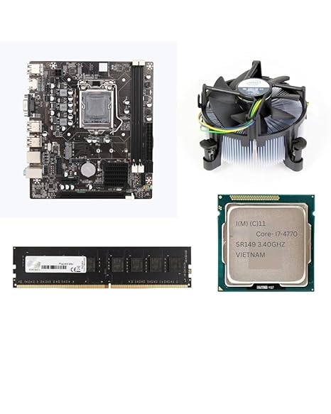 H81 Motherboard Combo Kit with Core i7 4th Gen